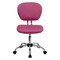 Emma and Oliver Mid-Back Mesh Padded Swivel Task Office Chair with Chrome Base